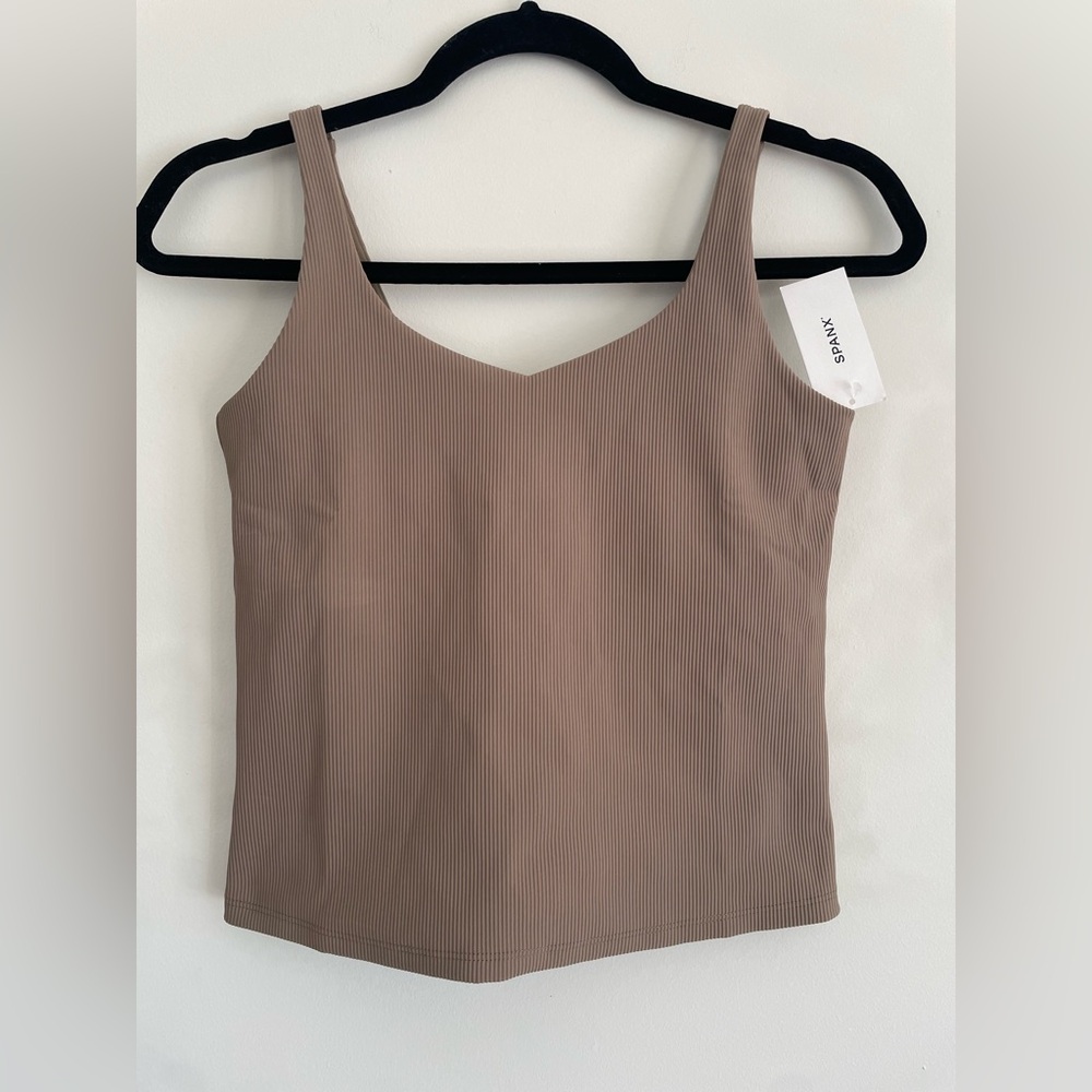 SPANX Ribbed 2 in 1 Tank - NWT